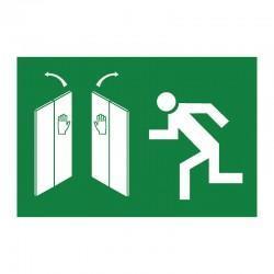 Break-Out Door Safety Sign
