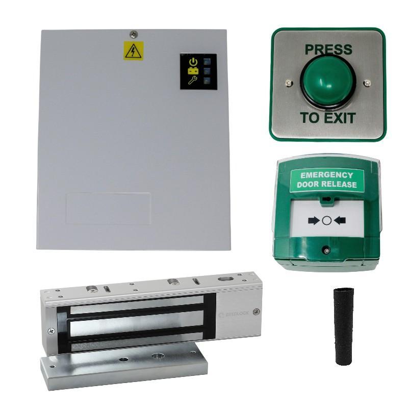 Fire Rated 12V DC Monitored Maglock Access Control Kit