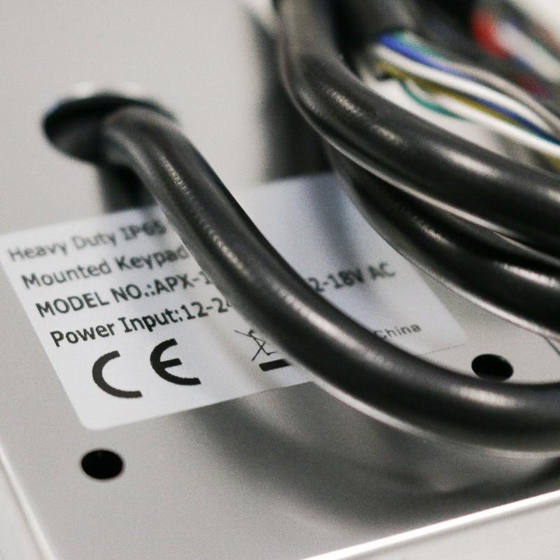 Close Up Of The Back Of The APX-16 Keypad & Proximity Reader