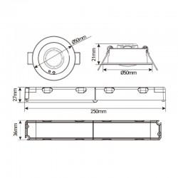 Downlight Dimensions
