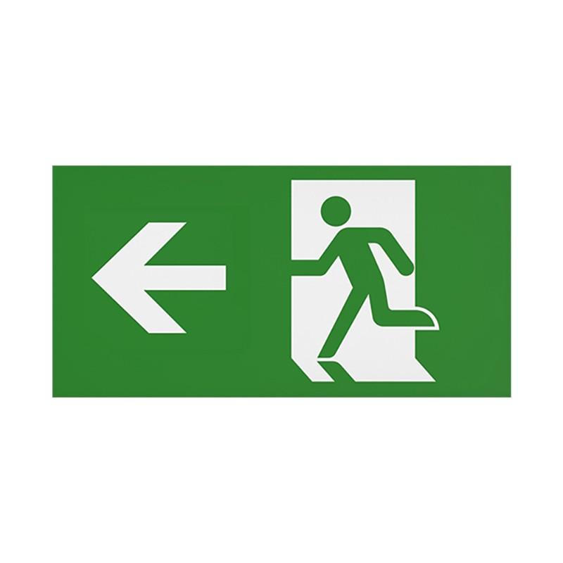 Left Arrow Legend For Box Emergency Light