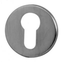 52mm dia. x 6mm Satin Stainless Steel Euro Profile Escutcheon