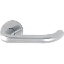 ARRONE 19mm dia. Satin Stainless Steel Grade 316 Lever on Sprung Round Rose - Grade 3
