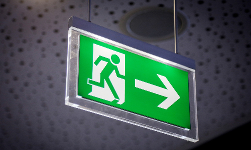 Hanging Blade Emergency Light