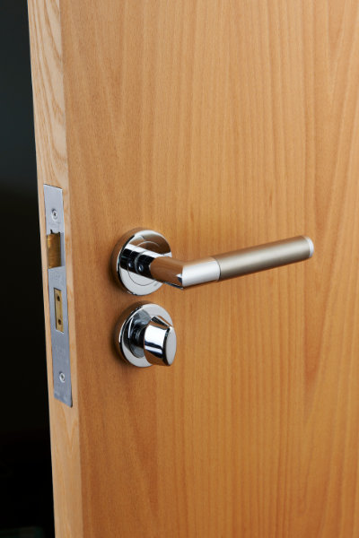 Dual finish lever handle and cylinder and turn